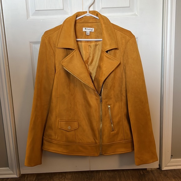 NWOT Faux Suede Jacket - Picture 1 of 7